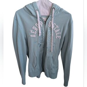 Aeropostale Light Blue Hoodie